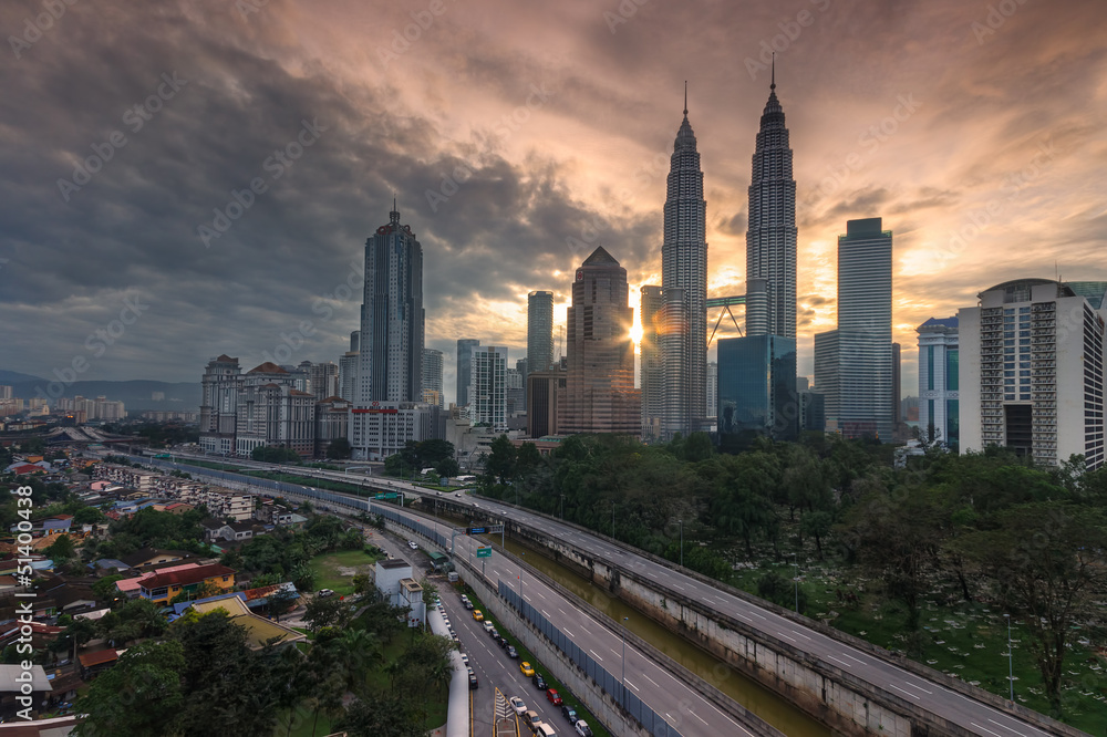 View over Kuala Lumpur