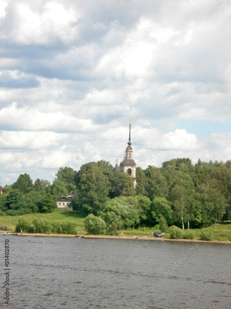 church by the River Volga church by the River Volga