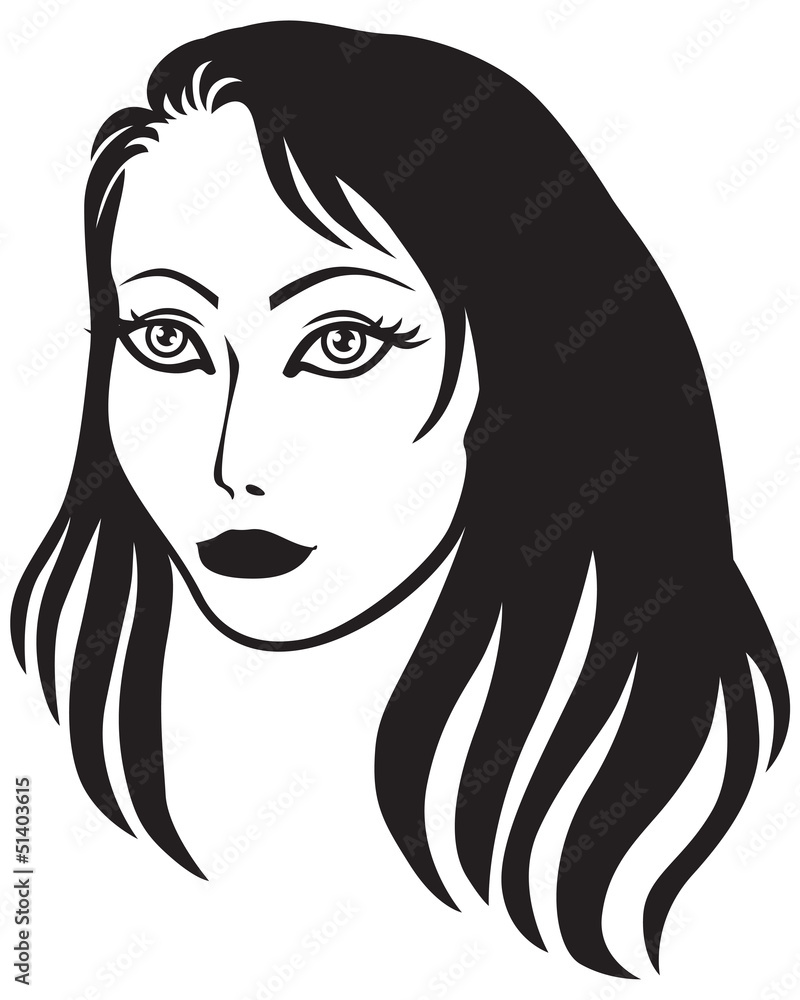 Beautiful girl face Beautiful girl face