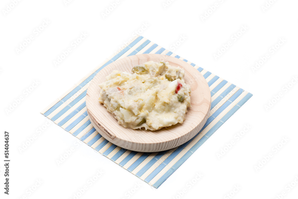 Russian salad snack