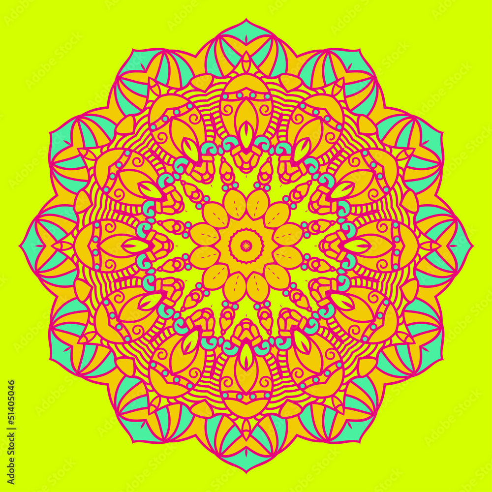 Vector Round Decorative Design Element Vector Round Decorative Design Element