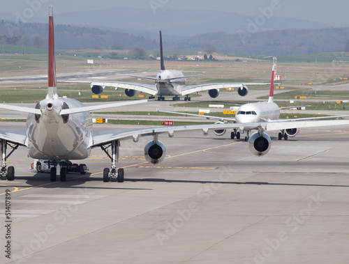 Taxiway Traffic Jam