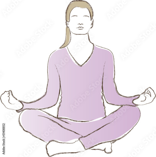 Yoga - Übung - Meditation - Entspannung