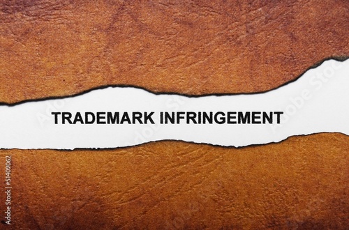 Bilde på lerret Trademark infringement
