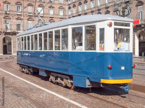 Old tram in Turin