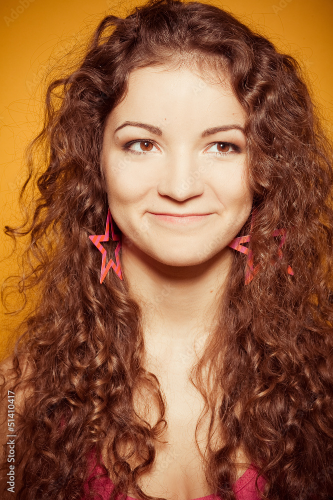 Fototapeta premium happy young woman 