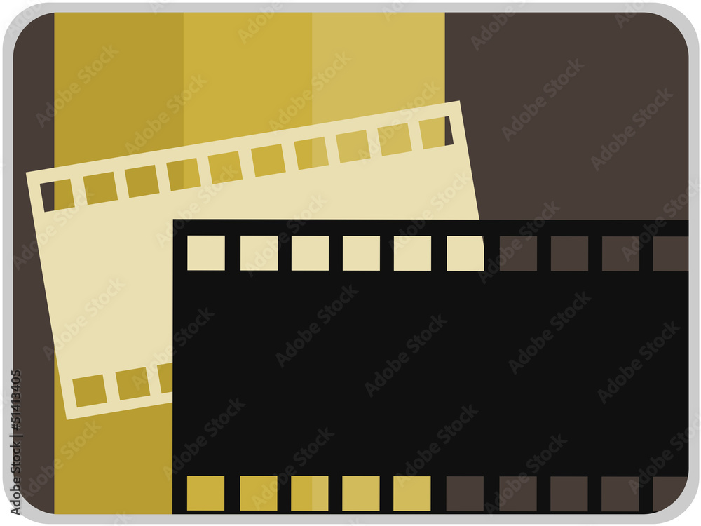 Fototapeta premium Ikona filmu