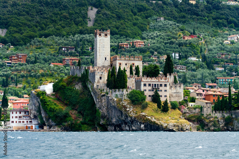 Malcesine on the shore of Lake Garda