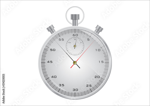 Isolated stopwatch on the white background