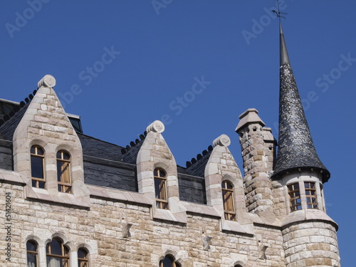 Casa Botines in Leon (Spain)