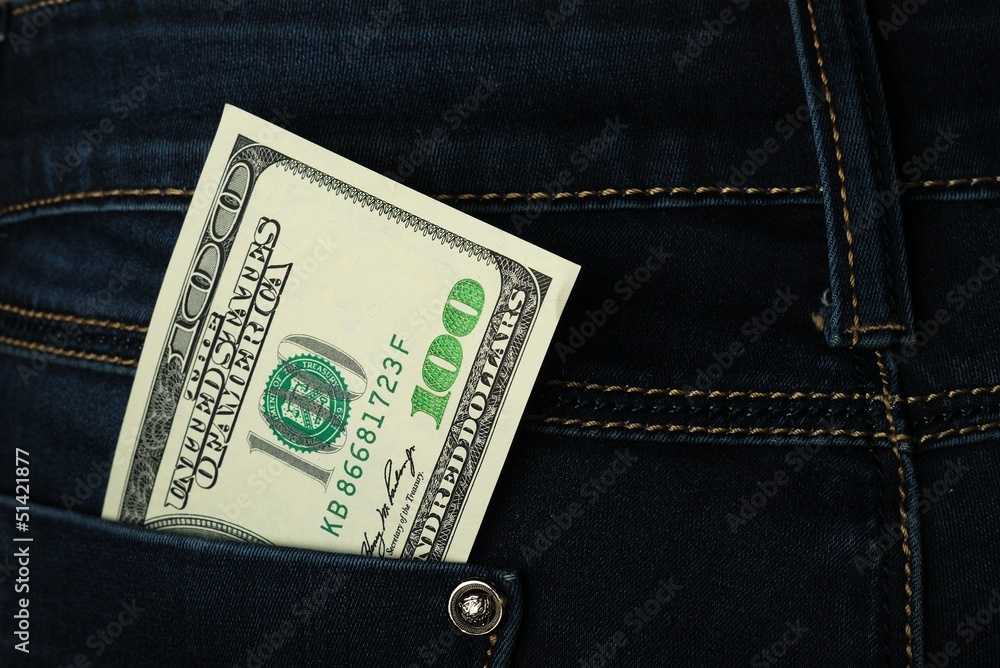 Dollar bank note money background