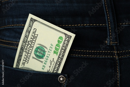 Obraz na płótnie Dollar bank note money background w salonie