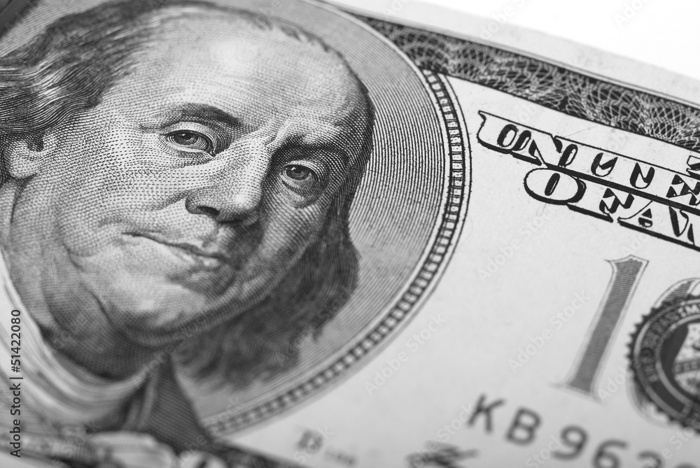Dollar bank note money background