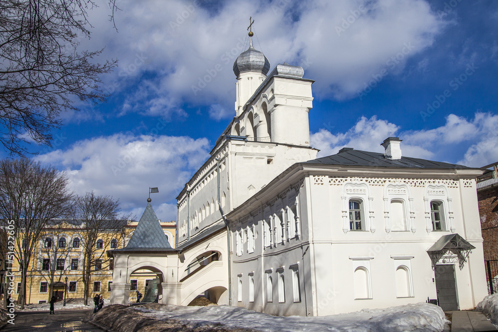 Belfry of Saint Sophia Cathedral in Novgorod