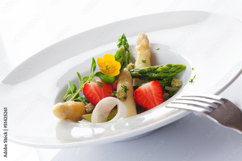 Delicious asparagus starter Delicious asparagus starter