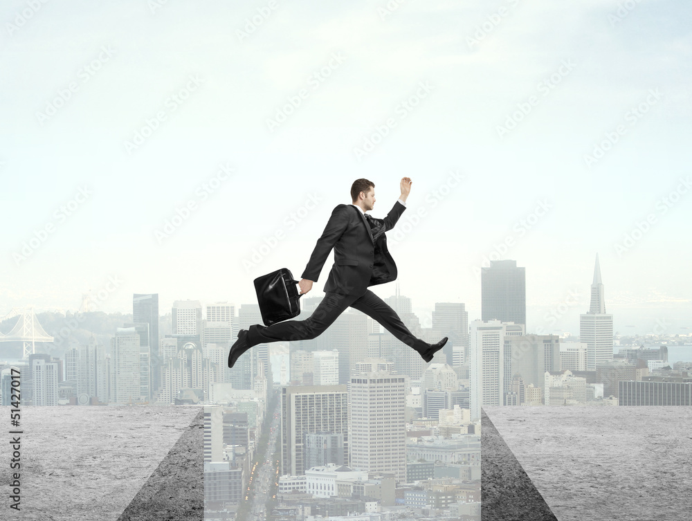 man jumping on roof man jumping on roof