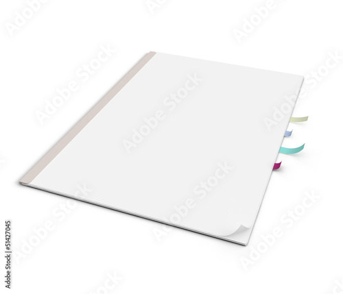 white folder