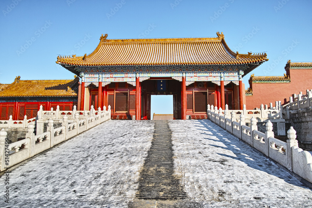 Forbidden City after the snow Forbidden City after the snow