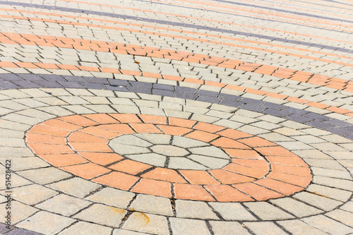 Old brick walkway texture