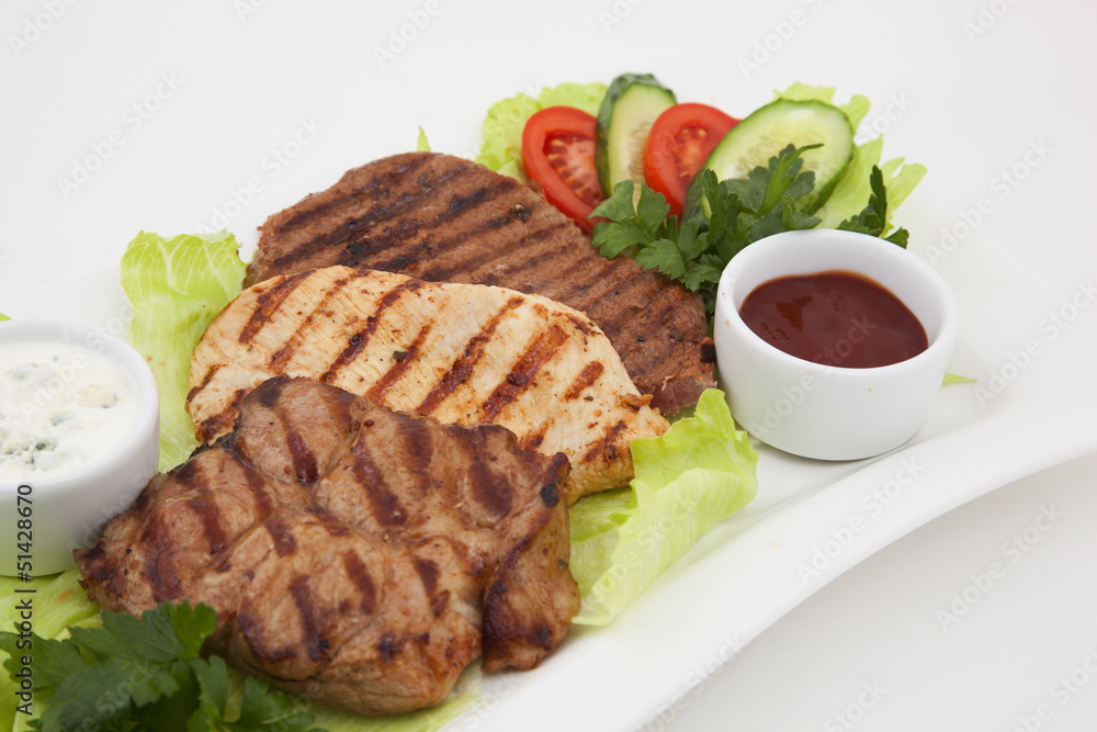 Grilled meat Grilled meat