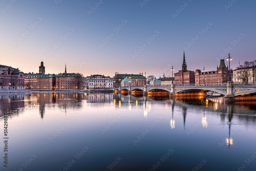 Stockholm view - obrazy, fototapety, plakaty 