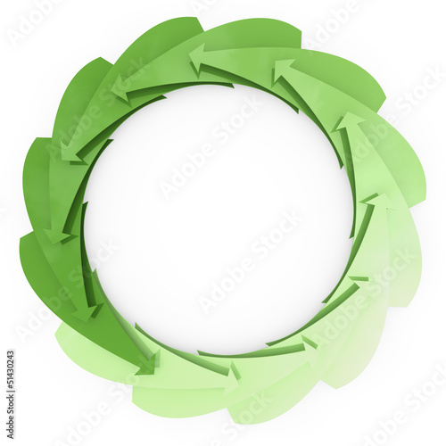 Grüne Pfeile im Kreislauf