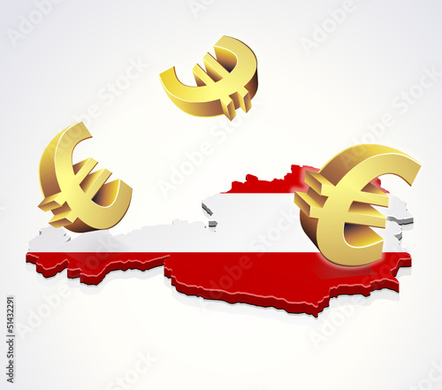 Bewegung der Euro in Österreich