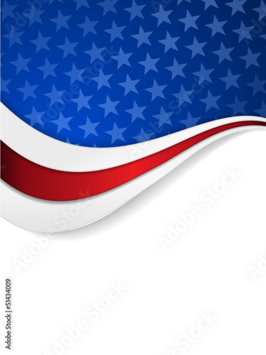 Stars and stripes themed background