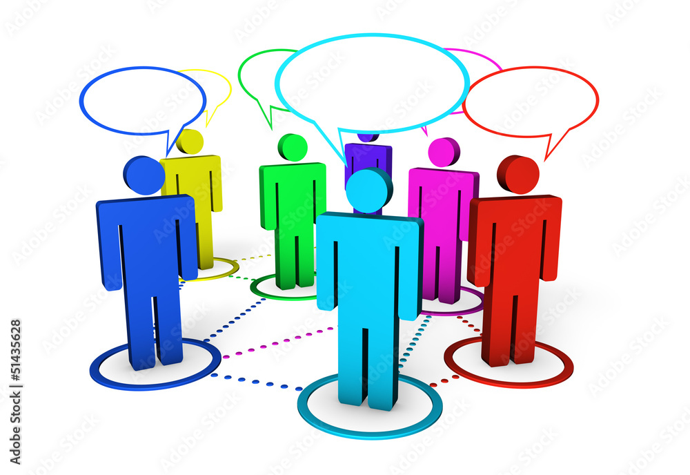 Internet Community And Social Networking Concept Internet Community And Social Networking Concept