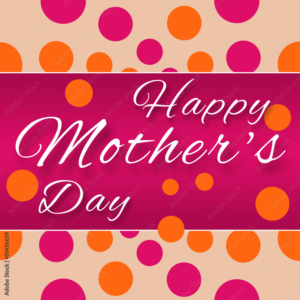 Mothers Day - Purple Pink Horizontal