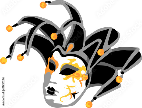 carnival mask - joker
