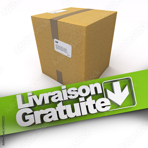 Livraison gratuite,  cardbo...