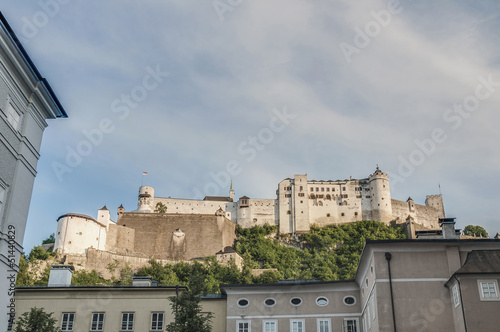 Hohensalzburg Castle (Festung Hohensalzburg) at Salzburg, Austri