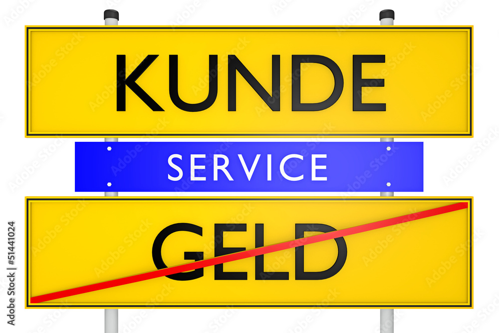 Kunde vs Geld_konzeptionell Finanzen - 3D