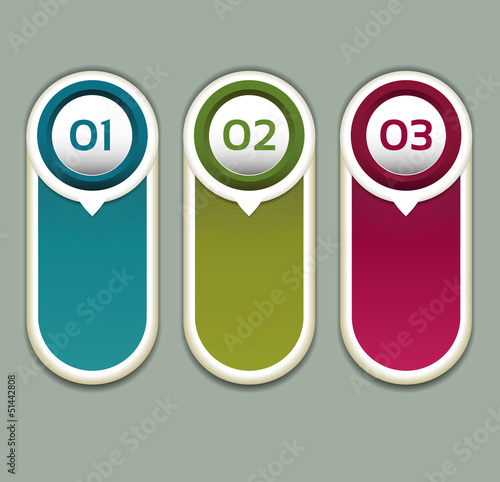 Vector Progress Background / Product choice or Version