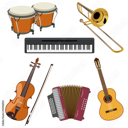 Conjunto de instrumentos musicales