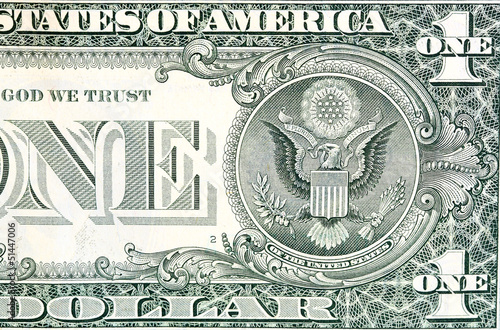 one dollar bill