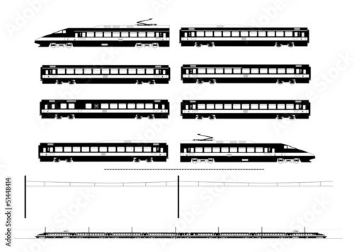 High speed train kit