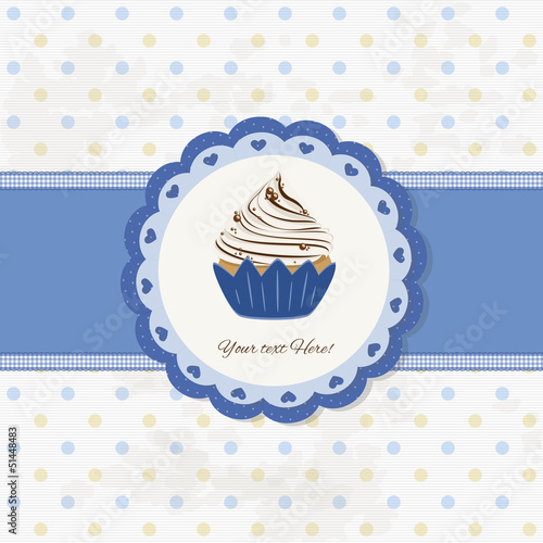 cake design - cupcake background - place your text