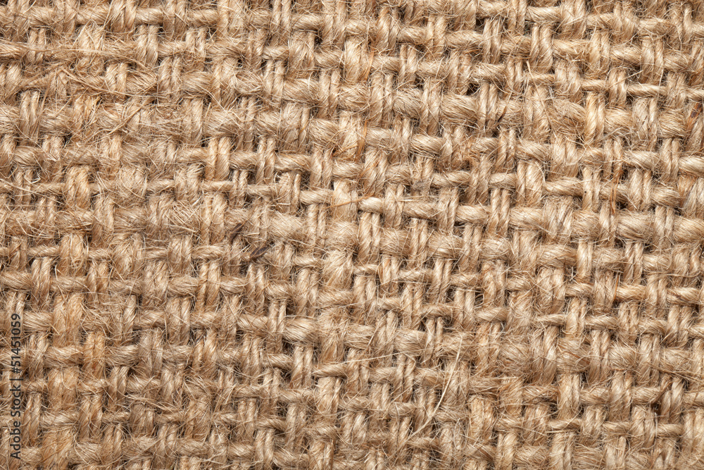 Background of burlap hessian sacking, coarse cloth made of Background of burlap hessian sacking, coarse cloth made of