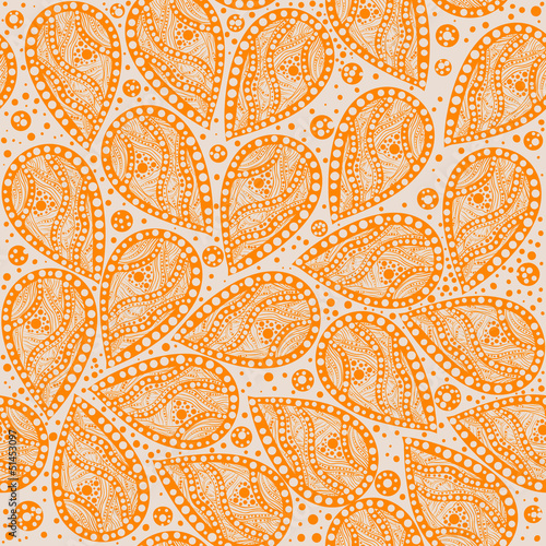 orange seamless pattern