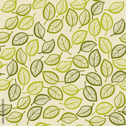 seamless leaves