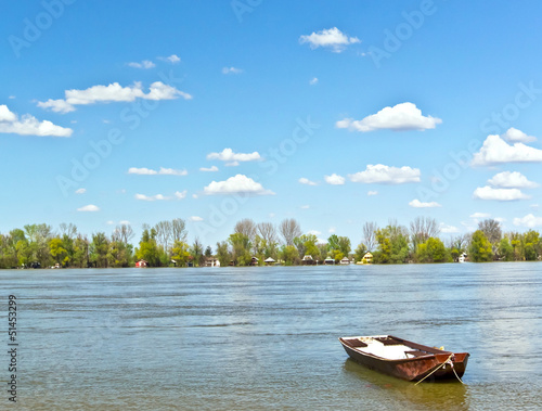 fishing boat Danube Serbia Zemun Gardos Kej © vician_petar