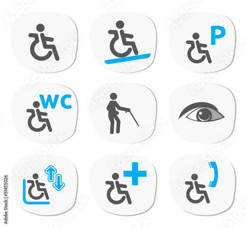 disabled people signs