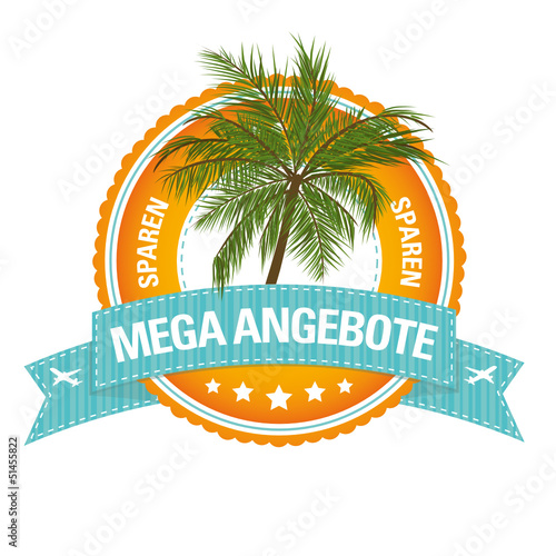 Reise-Button: MEGA ANGEBOTE