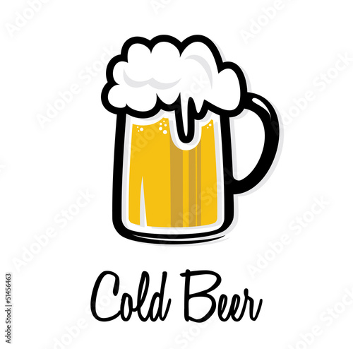 Cold beer icon