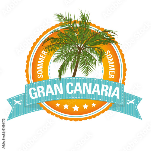 Urlaubs-Button: Gran Canaria