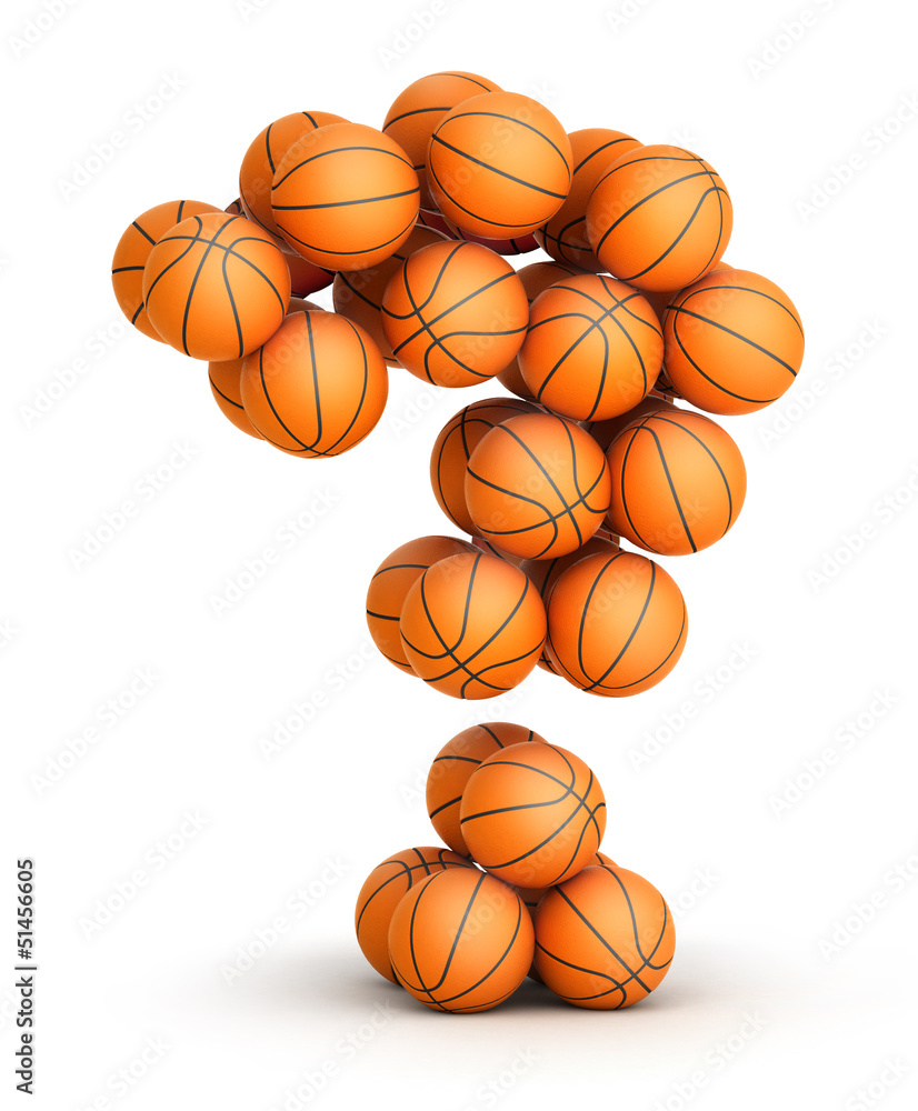 Question mark basketball Question mark basketball