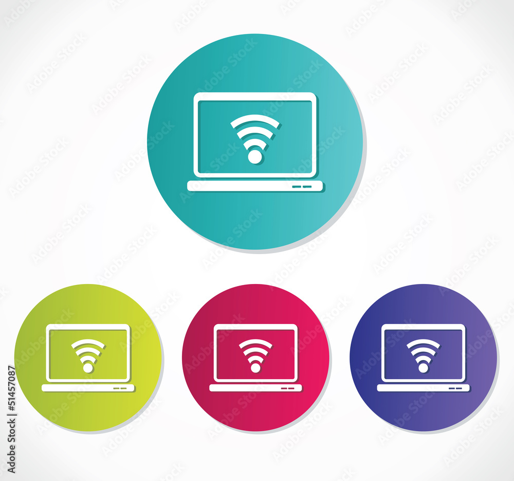 Wireless network icon Wireless network icon