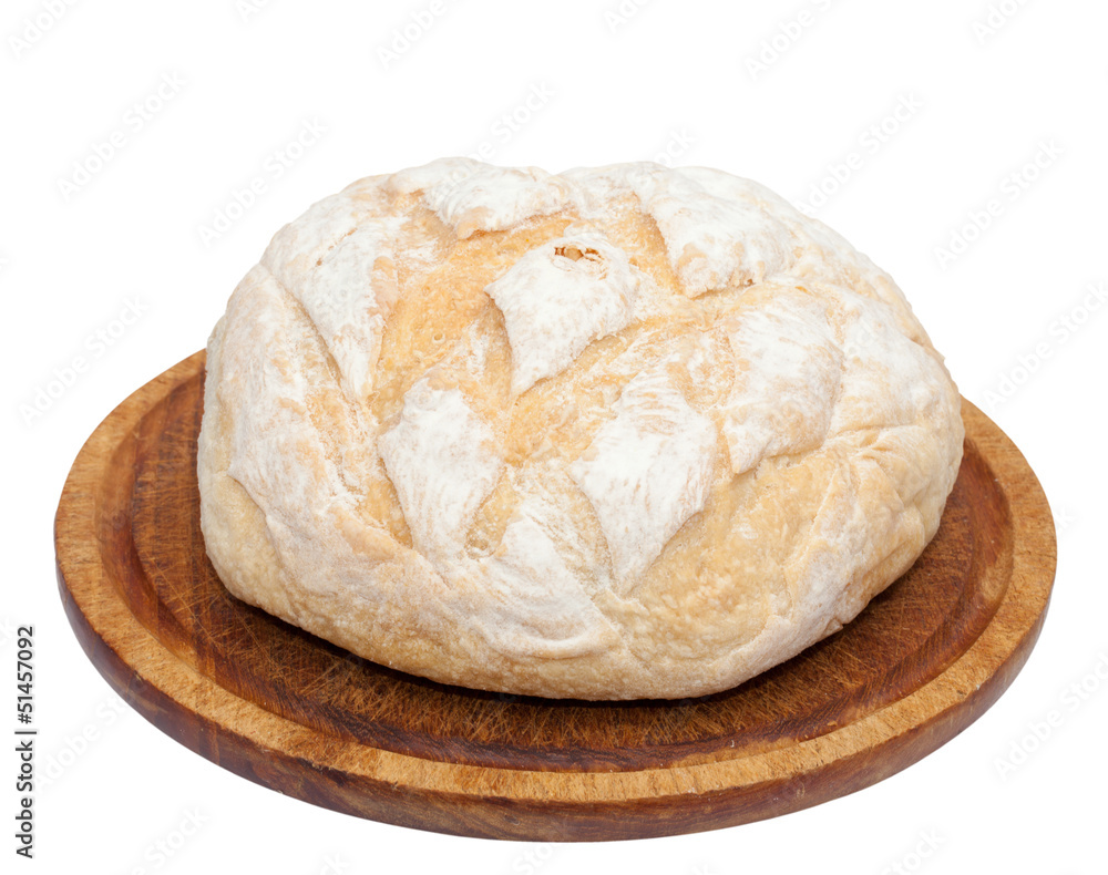 Bread isolated on the white background Bread isolated on the white background